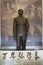 Statue of Zhang Xueliang ,onetime warlord who in two turbulent