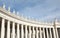 statues above the colonnade of the architect Bellini in the Sain