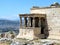 Statues in Acropolis of Athens, Greece