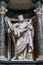 Statues of the Apostle St. Bartholomew inside of Basilica di San Giovanni in Laterano in Rome. Italy