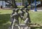 Statues of children inside Cenntral Park for kids Bayamon Puerto Rico