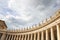 Statues on the Colonnade of St. Peter\'s Basilica. Vatican City,