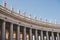 statues and columns at st peters square