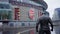 Statues at Emirates Stadium - home of Arsenal London football club