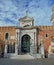 Statues at the Entrance to the Arsenal of Venice