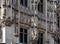 Statues on the facade of the Brussels Town Hall