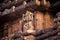 Statues of figures warriors at 800 year old Sun Temple Complex, Konark, India