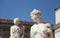 Statues from the fontana della vergogna, palermo