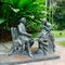 Statues at the garden in Singapore