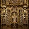 Statues of the Immaculate Maria, Saint Joseph with Child and Saint Paul in the Chapel of San Pablo in the Seville Cathedral.