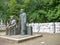 Statues of Karl Marx and Friedrich Engels to Berlin in Germany.