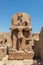 Statues in Karnak Temple, Egypt. The Karnak Temple Complex consists of a number of temples, chapels, and other buildings