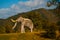 Statues Of Mammoths. Prehistoric animal models, sculptures in the valley Of the national Park in Baconao, Cuba.