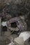 Statues of miners in a mine in Guanajuato