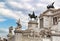 Statues in a monument to Victor Emmanuel II. Piazza Venezia, Rome