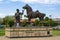 Statues at National Women`s Monument in Bloemfontein