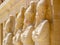 Statues of a Pharaoh\'s in Karnak.