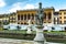 Statues at Prato della Valle square in Padua, Italy