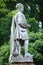 The statues in the Prince Street garden,Edinburgh