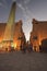 Statues of Ramses II at Luxor Temple. Luxor, Egypt