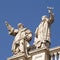 Statues on roof of Archbasilica of St. John Lateran