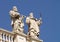 Statues on roof of Archbasilica of St. John Lateran