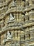 Statues on the temple dome