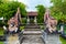 Statues at Tirta Gangga Water Palace in East Bali, Indonesia