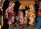 The statues of the traditional Italian nativity scene