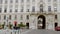 statues at Vienna Hofburg entrance