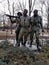 The Statues at the Vietnam Memorial