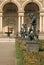 Statues in Wallenstein Garden in Prague, Czech republic