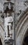 Statues on the walls of City Hall in Brussels