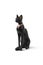 Statuette of a black Egyptian cat