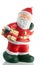 Statuette of Santa Claus with a gift