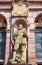 Stature of the ancestral gallery at Friedrichâ€˜s building in Heidelberg Castle. Baden Wuerttemberg, Germany, Europe