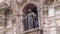 Staue on The Basilica Cathedral of Lima is a Roman Catholic cathedral located in the Plaza Mayor timelapse hyperlapse in