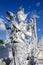 Staue in White temple Wat Rong Khun in Chang Rai