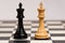 Staunton Kings on Chess Board