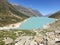 Stausee Mattmark â€“ lake in the swiss Alps