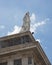 Staute on San Francis Basilica - Naples - Italy