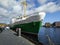 Stavanger, Norway. August 28, 2017: maritime ship moored in port