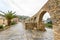 Stavronikita medieval monastery building details on Holy Mount Athos