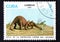 STAVROPOL, RUSSIA - August 18, 2017: A stamp printed in Cuba shows dinosaur Sauropelta, circa 2005