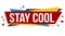 Stay cool banner design