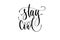 Stay cool - hand lettering inscription text about happy summer time