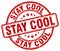 Stay cool red stamp