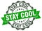 stay cool seal. stamp