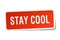 stay cool sticker