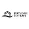 Stay Home information icon design template